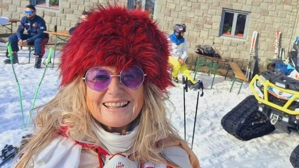 Caterina Bellandi ha trascorso una giornata all’Abetone con un gruppo di bambini. palestinesi