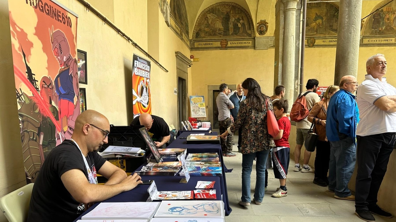 All’interno del chiostro di Sant’Agostino, cuore della manifestazione, oltre 40 illustratori daranno vita alla consueta «Artist Alley», sarà possibile vederli all’opera da vicino mentre realizzano le loro illustrazioni All’interno del chiostro di Sant’Agostino, cuore della manifestazione, oltre 40 illustratori daranno vita alla consueta «Artist Alley», sarà possibile vederli all’opera da vicino mentre realizzano le loro illustrazioni