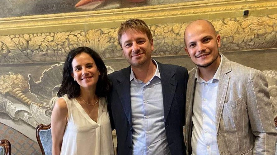 Da sinistra Emilia Lacroce, Paolo Martinelli e Gianluca Gionfriddo