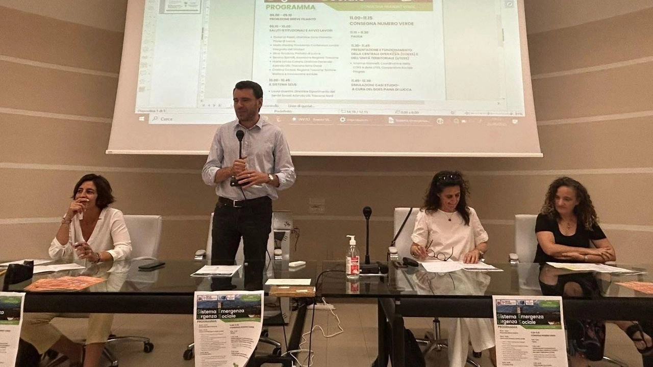 Un momento dell’illustrazione del progetto, la Piana di Lucca è la diciottesima zona della Regione Toscana ad entrare a far parte della rete del Seus Un momento dell’illustrazione del progetto, la Piana di Lucca è la diciottesima zona della Regione Toscana ad entrare a far parte della rete del Seus