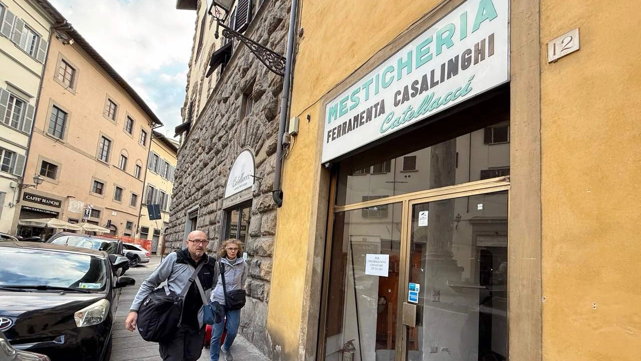 La storica mesticheria Catellacci era stata aperta nel 1938 La storica mesticheria Catellacci era stata aperta nel 1938