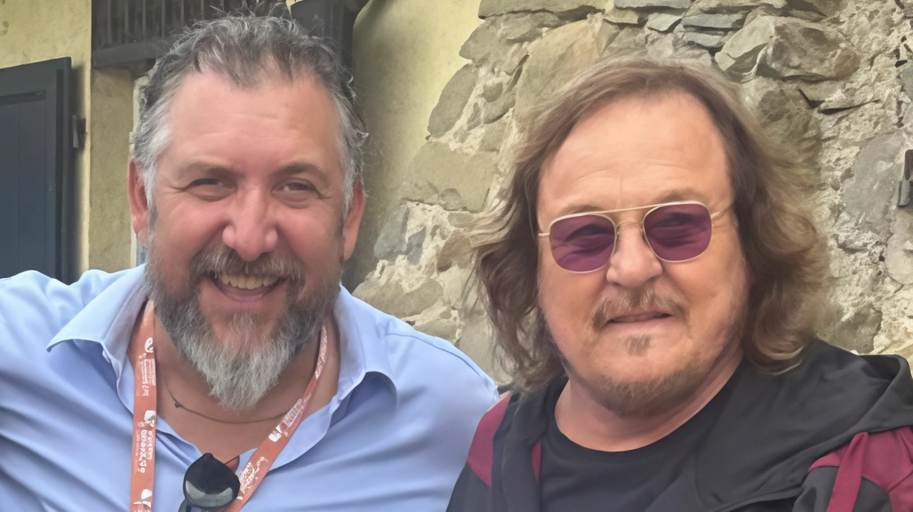 Alessandro Rossini con Zucchero Alessandro Rossini con Zucchero