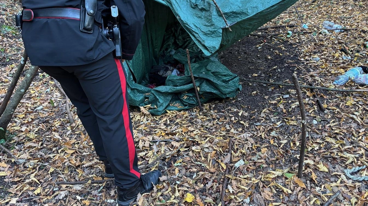 Sommario: Carabinieri smantellano bivacco di spacciatori nei boschi di Santa Lucia, in lotta contro il crescente fenomeno dello spaccio. Blitz all'alba, fuga dei sospetti, bonifica dell'area. Attività di contrasto verranno estese nel comprensorio narnese. Sommario: Carabinieri smantellano bivacco di spacciatori nei boschi di Santa Lucia, in lotta contro il crescente fenomeno dello spaccio. Blitz all'alba, fuga dei sospetti, bonifica dell'area. Attività di contrasto verranno estese nel comprensorio narnese.