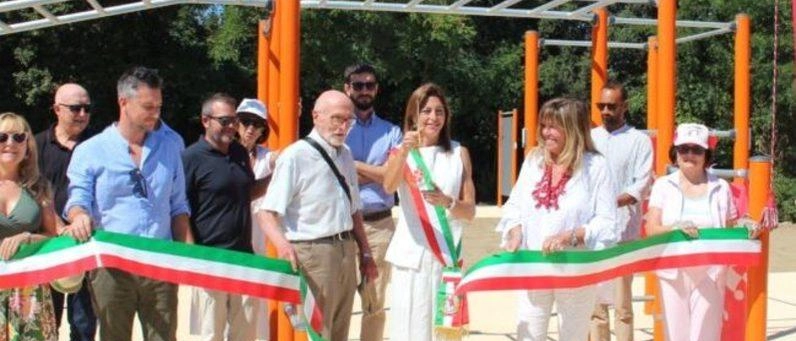 Nuova area attrezzata per sport all’aria aperta