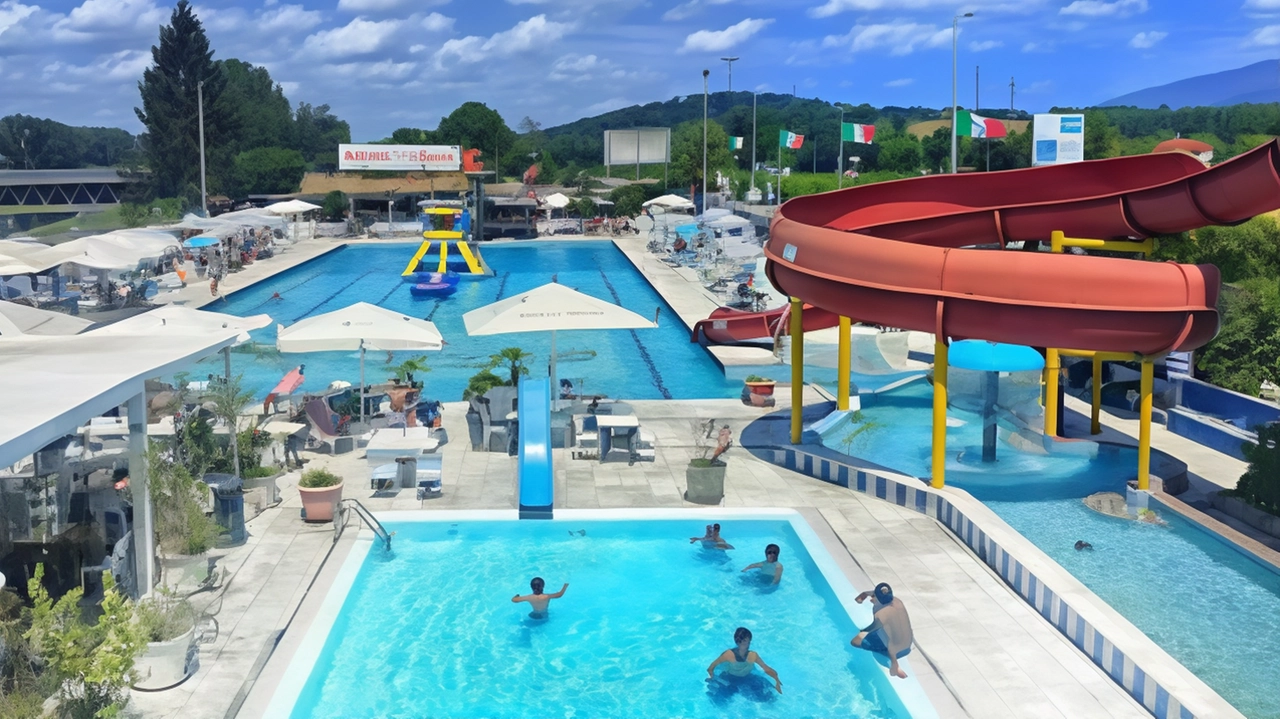 La piscina Las Vegas di San Giovanni sul Lungarno Sette Fratelli Cervi