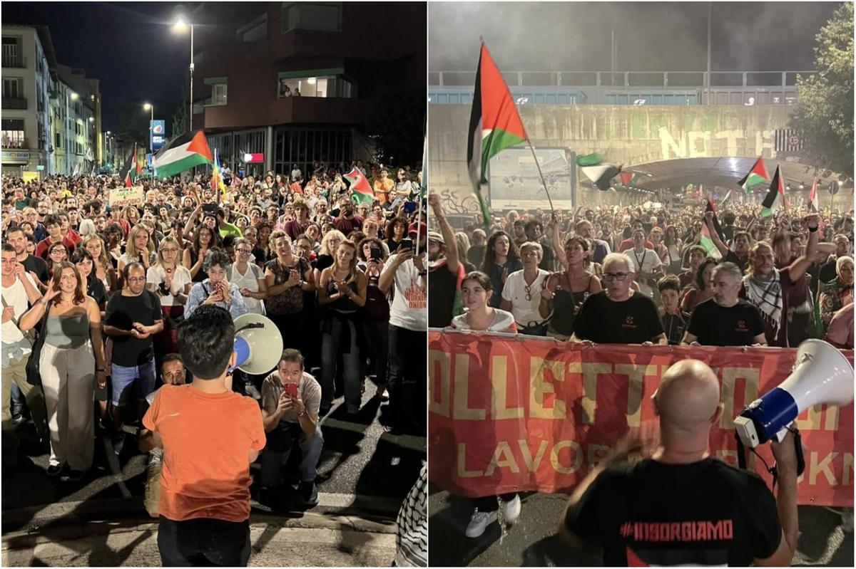 Firenze, corteo per Gaza: la manifestazione sfila in città da piazza Dalmazia