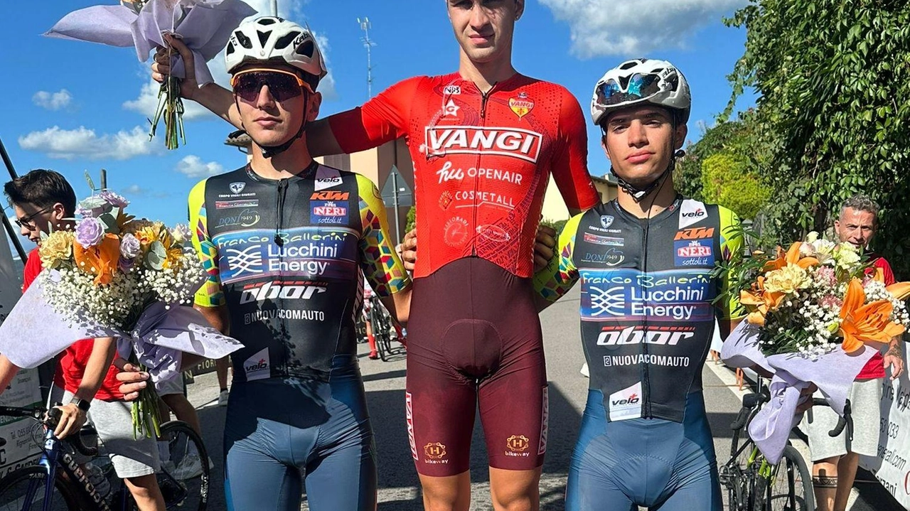 Il podio di Donnini. , con Raffaele Cascione, Michele Pascarella e Nicola Cerame Il podio di Donnini. , con Raffaele Cascione, Michele Pascarella e Nicola Cerame