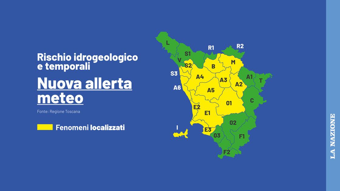 allerta meteo in toscana domenica 3 agosto le zone dei possibili temporali forti