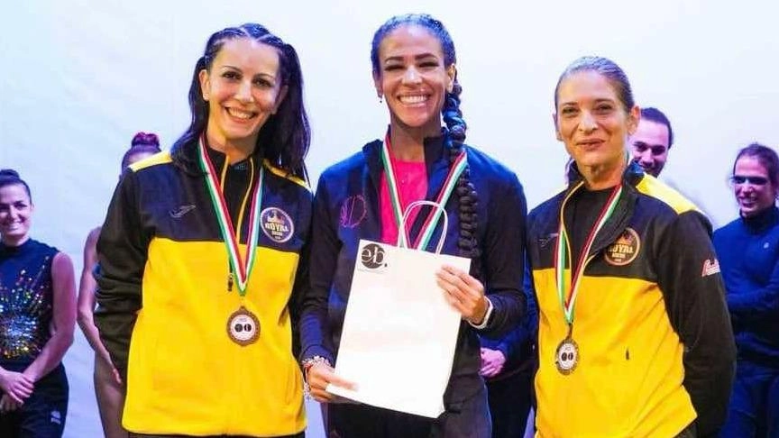 Nella foto a sinistra l’atleta lunigianese Cinzia Bertolucci Nella foto a sinistra l’atleta lunigianese Cinzia Bertolucci