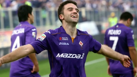 Giuseppe Rossi in maglia Fiorentina