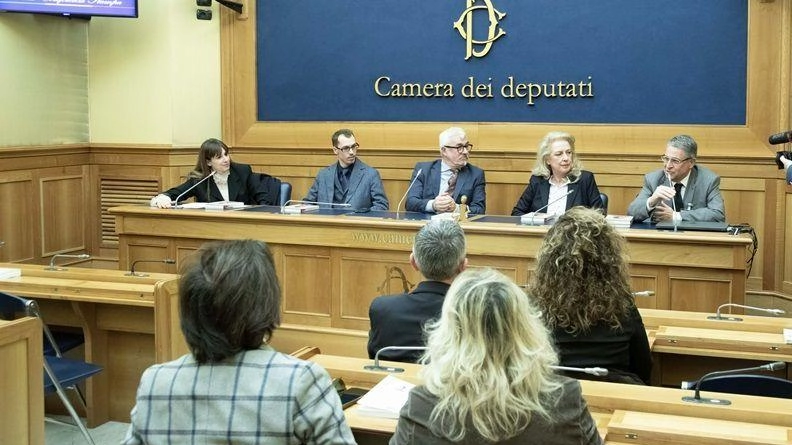 Un momento dell’evento a Montecitorio con l’intervento di Stella Buggiani che ha parlato di San Miniato Basso