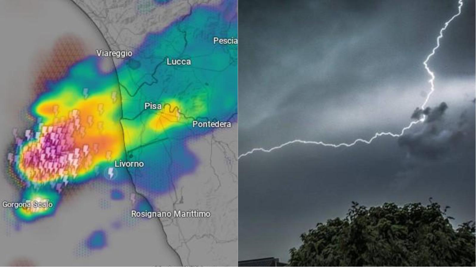 allerta gialla in toscana attenzione a temporali e grandine come cambiano le temperature