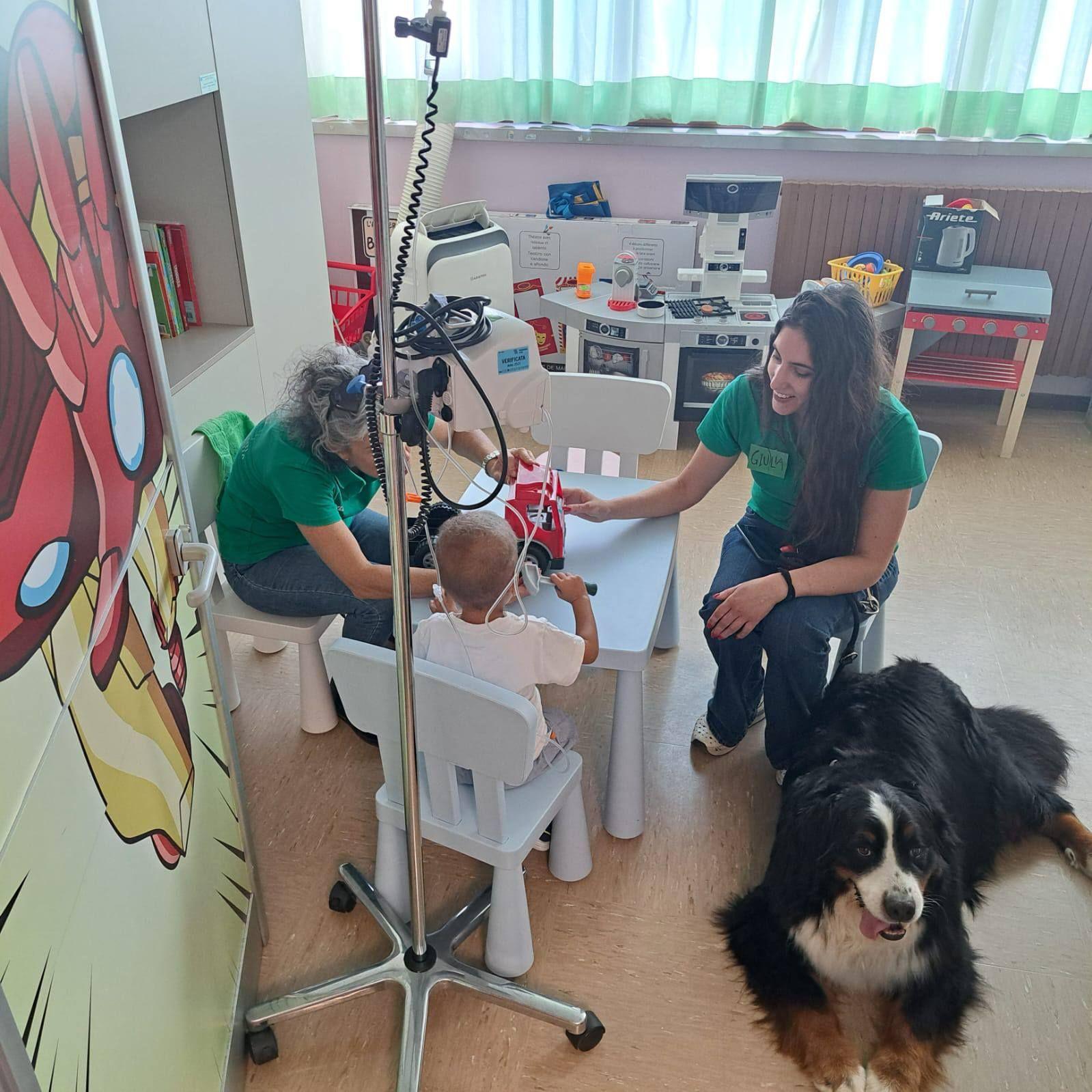 simba porta gioia in corsia a perugia pet terapy in oncoematologia pediatrica