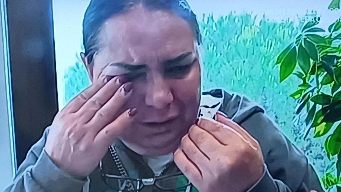 La mamma di Denisa ieri durante la trasmissione Rai «La vita in diretta» La mamma di Denisa ieri durante la trasmissione Rai «La vita in diretta»