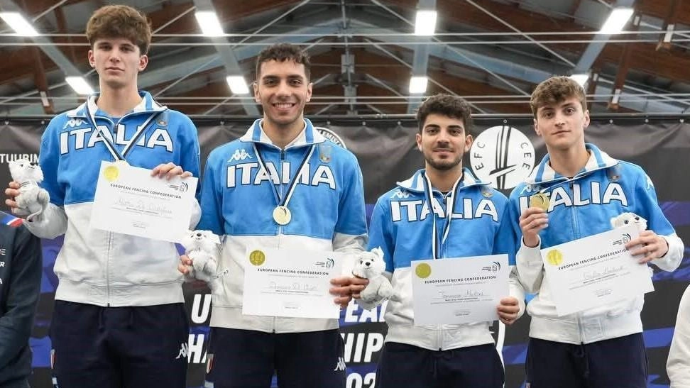 Pistoia trionfa agli Europei U23: oro per Lombardi e Martini nel fioretto