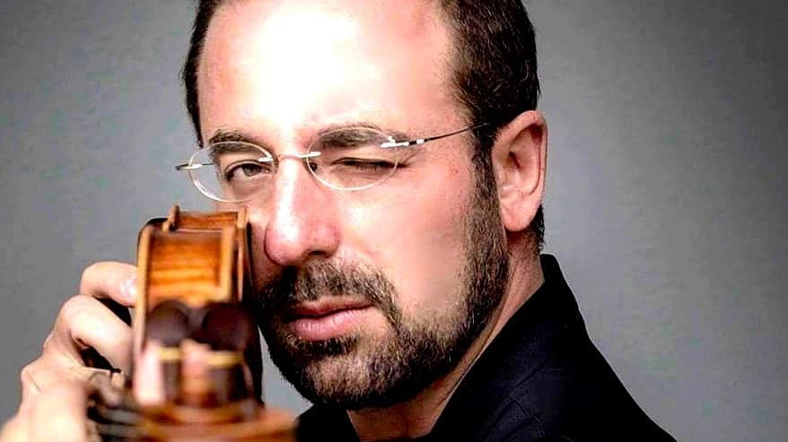 Il violinista Giulio Plotino Il violinista Giulio Plotino