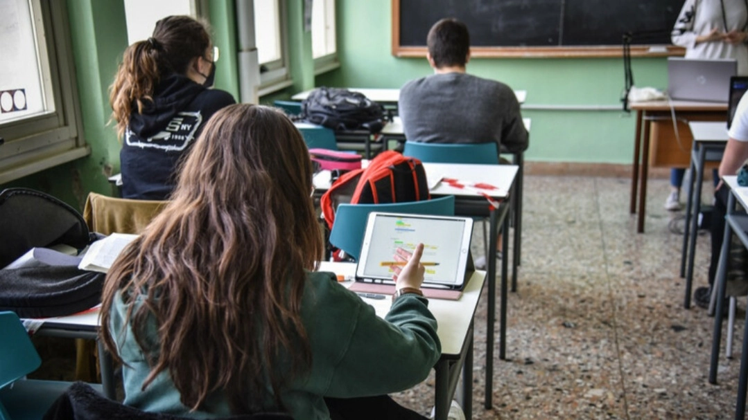 Aula scolastica (foto Ansa) Aula scolastica (foto Ansa)