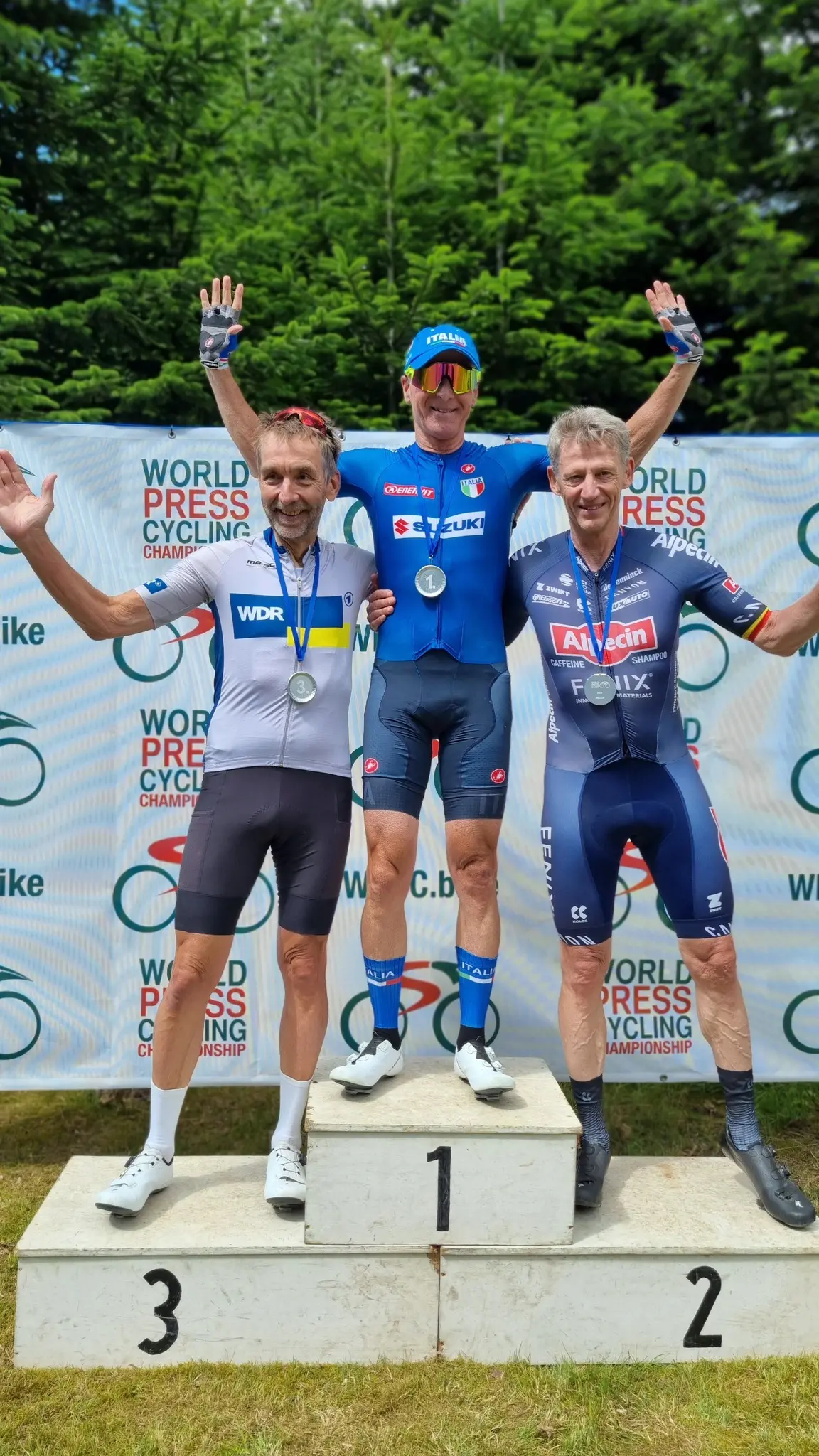 Ciclismo, il fiorentino Olmi vince il quinto titolo mondiale giornalisti