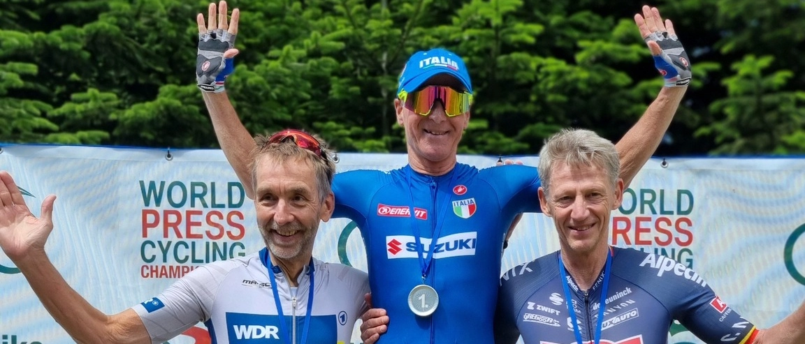 Ciclismo, il fiorentino Olmi vince il quinto titolo mondiale giornalisti