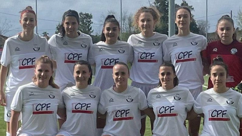 La formazione dello Spezia Women scesa in campo contro il Baiardo