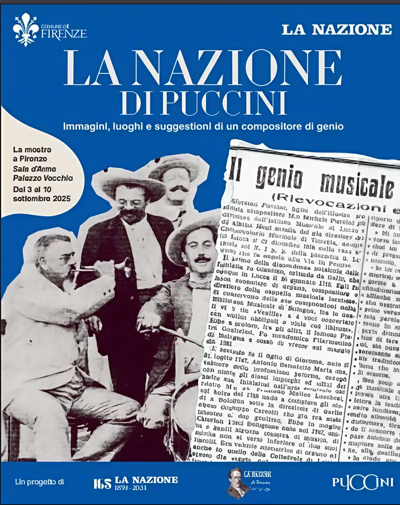Firenze, La Nazione e Giacomo Puccini. La mostra arriva a Palazzo Vecchio. Articoli, foto e lettere per sognare
