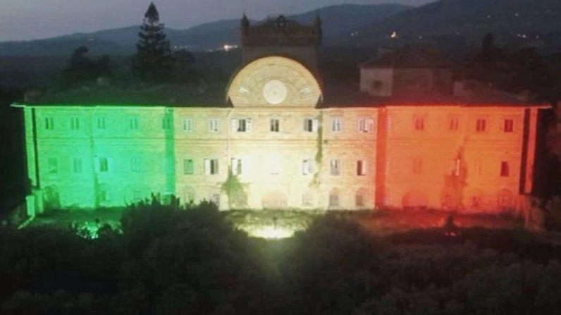 La rinascita di Sammezzano. L’antico castello s’illumina col tricolore