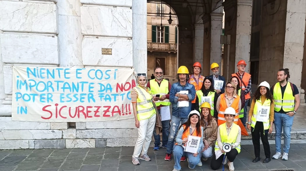 Il flash mob a Pisa