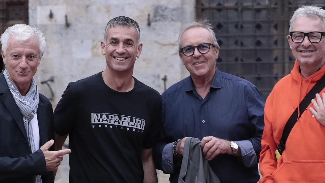 Il poker di veterinari: da sinistra Strozzi, Minniti, Incastrone e Gialletti Il poker di veterinari: da sinistra Strozzi, Minniti, Incastrone e Gialletti