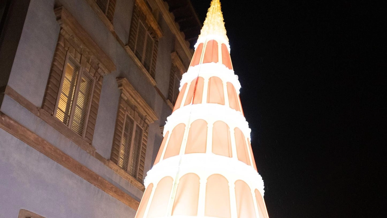 L’albero dello scorso anno a Palazzo Blu L’albero dello scorso anno a Palazzo Blu