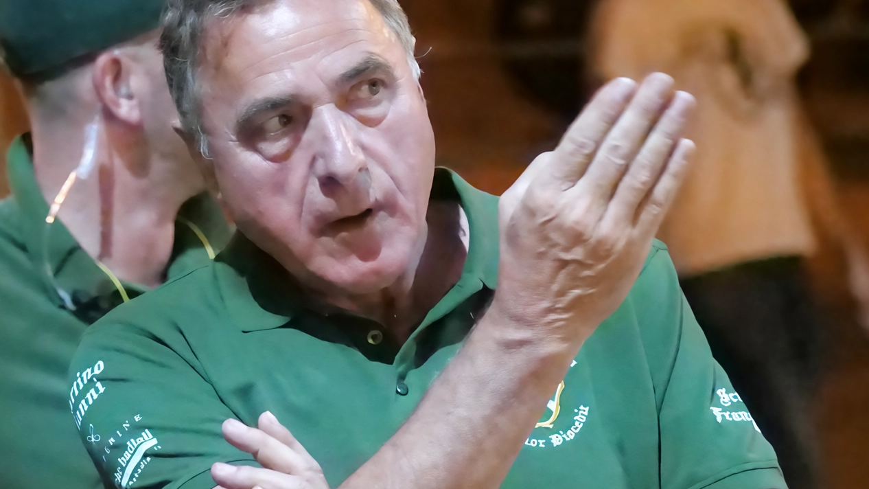 L’ex allenatore di Porta Sant’Andrea Martino Gianni, 67 anni L’ex allenatore di Porta Sant’Andrea Martino Gianni, 67 anni