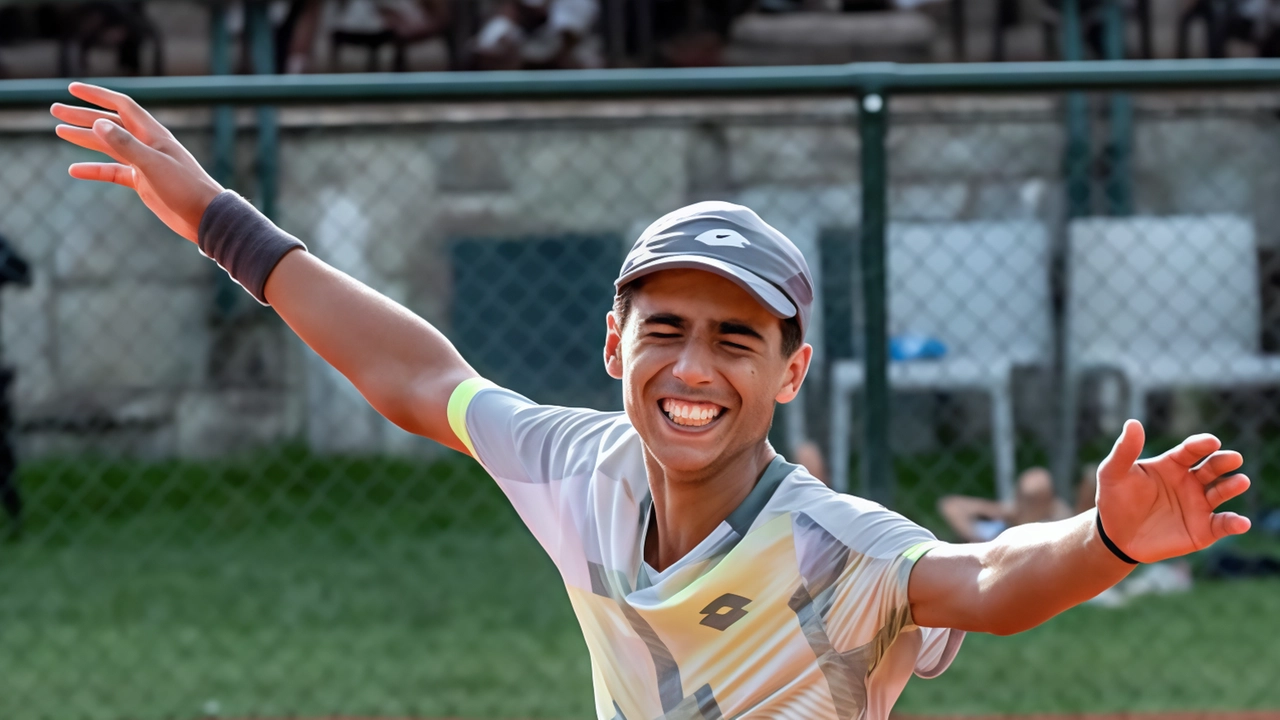 La gioia di Zeno Roveri del Tennis Giotto, nuovo campione italiano Under 15. Il giovane. ha trionfato nella rassegna a Bologna La gioia di Zeno Roveri del Tennis Giotto, nuovo campione italiano Under 15. Il giovane. ha trionfato nella rassegna a Bologna