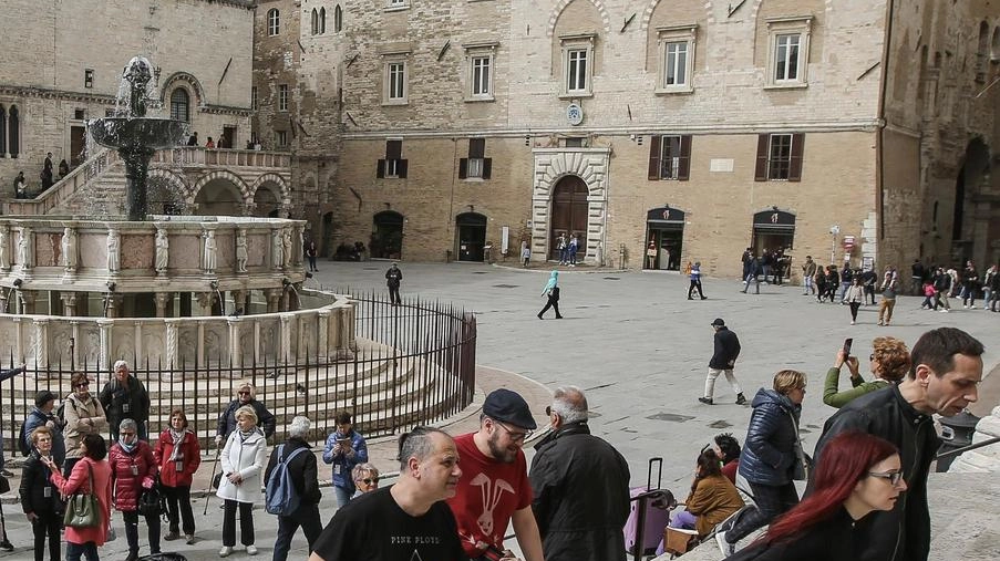 L’ingresso del Duomo di Perugia