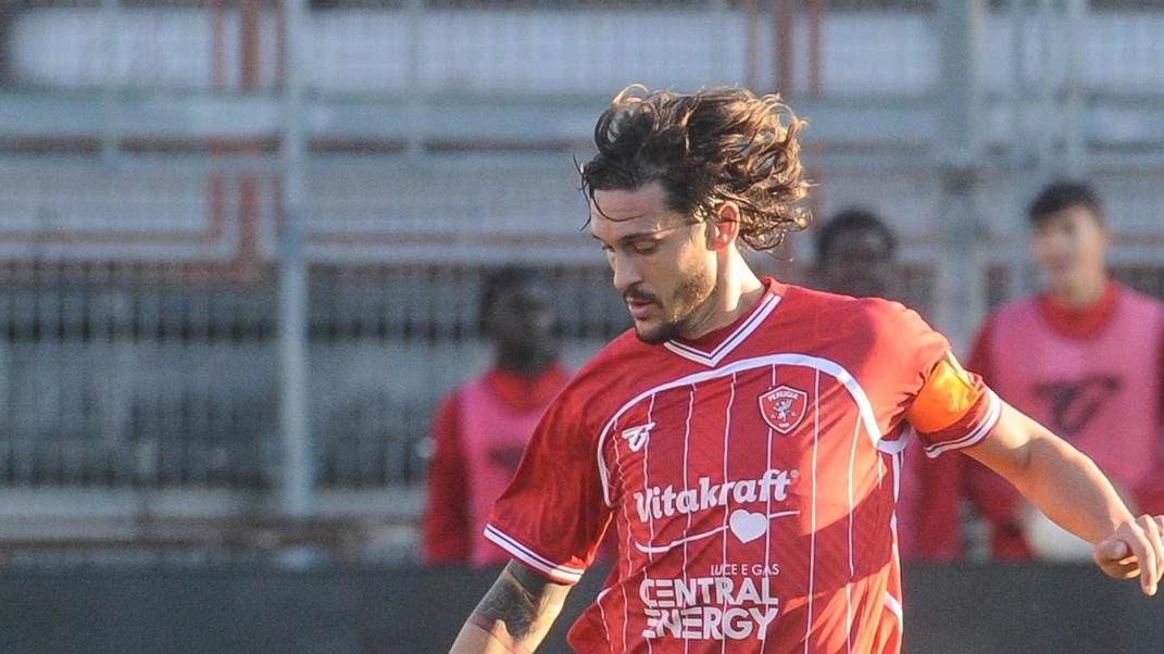 Il capitano biancorosso Gabriele Angella