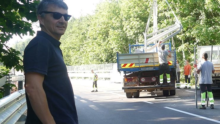 Il vicesindaco Buonomini sul posto Il vicesindaco Buonomini sul posto