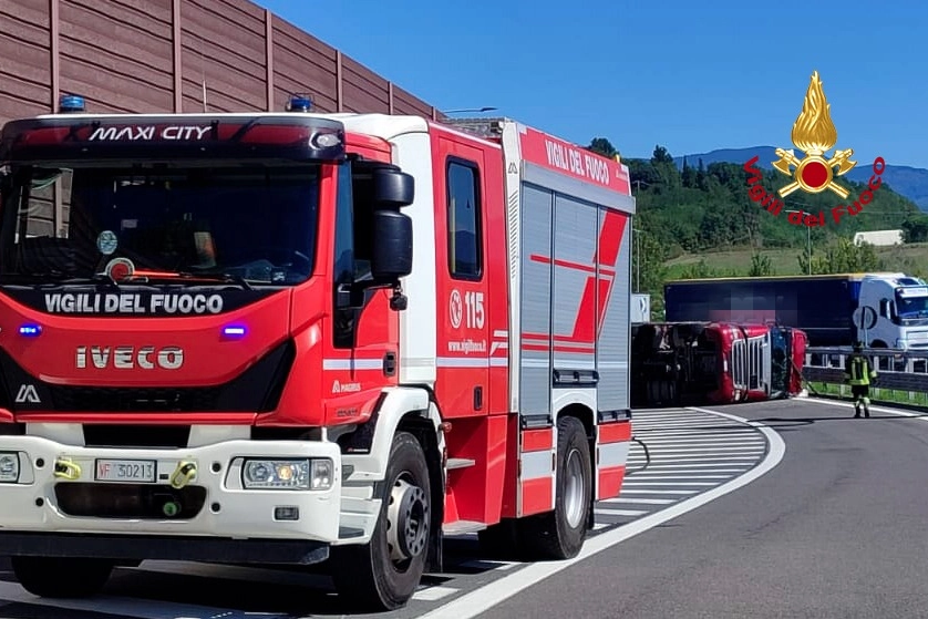 Barberino del Mugello, l'intervento dei vigili del fuoco