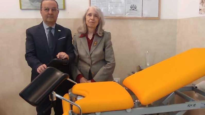 Rossi e Maranto con la donazione