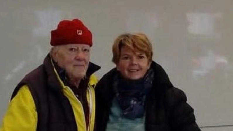 Carlo Odelli con la sua allieva Sonja Parigger Carlo Odelli con la sua allieva Sonja Parigger