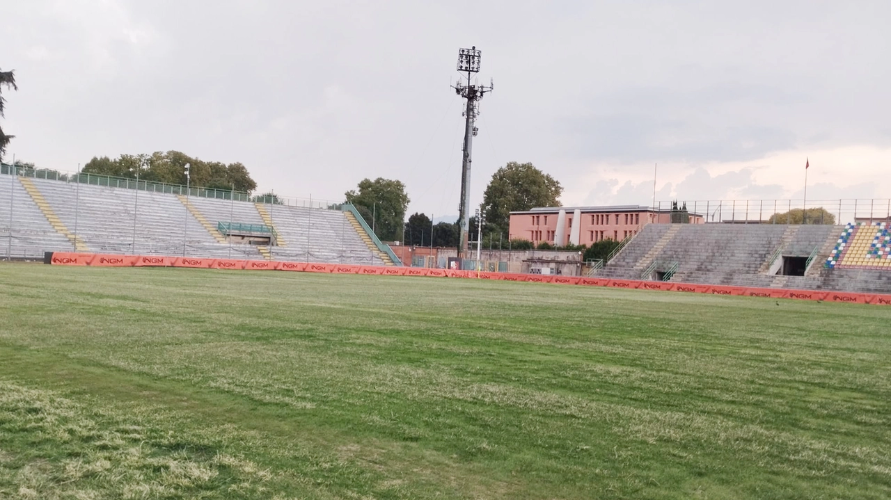 Terminato il restyling dello stadio Porta Elisa a Lucca (Foto Alcide) Terminato il restyling dello stadio Porta Elisa a Lucca (Foto Alcide)