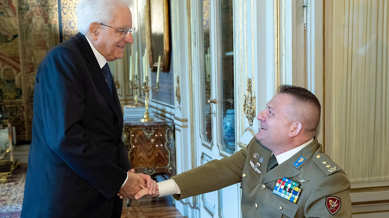 Gianfranco Paglia con Mattarella