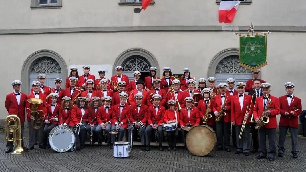 Alcuni componenti della Banda del paese