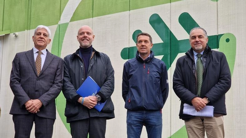 Da sinistra: Palchetti, Gori, Michelucci e Ferrini (Acerboni/fotoCastellani) Da sinistra: Palchetti, Gori, Michelucci e Ferrini (Acerboni/fotoCastellani)