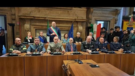 Celebrato il 25 Aprile nella sala consiliare del Comune. Il sindaco e presidente della Provincia, Stefano Bandecchi: "Una celebrazione...