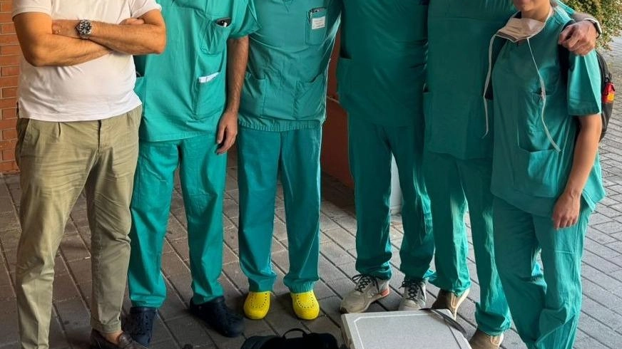 La super équipe che ha eseguito l’operazione La super équipe che ha eseguito l’operazione