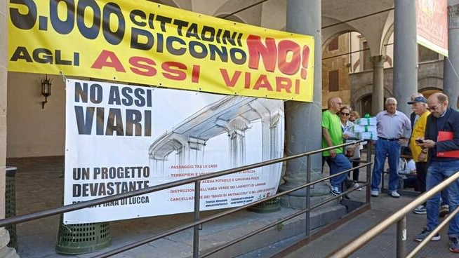 Una manifestazione contro gli Assi Viari Una manifestazione contro gli Assi Viari