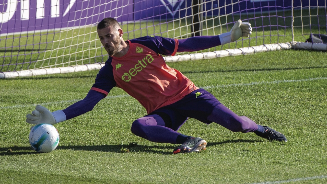 David De Gea, 34 anni, durante il ritiro estivo David De Gea, 34 anni, durante il ritiro estivo
