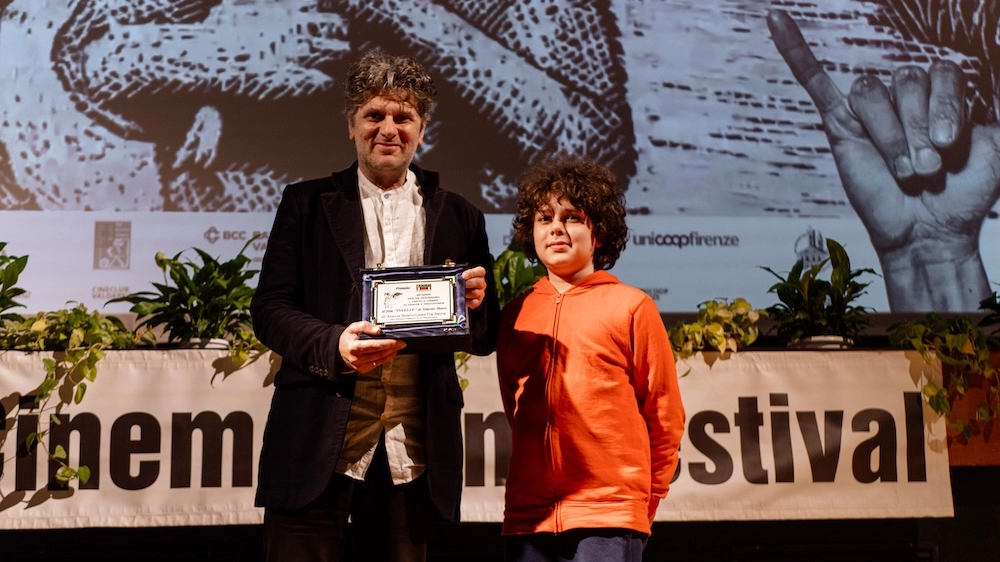 Il premio a Simone Massi Il premio a Simone Massi
