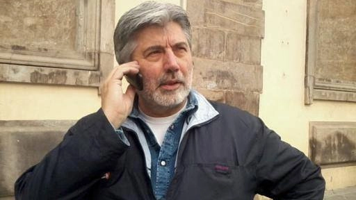 Marco Affatigato a Lucca in una foto di qualche anno fa