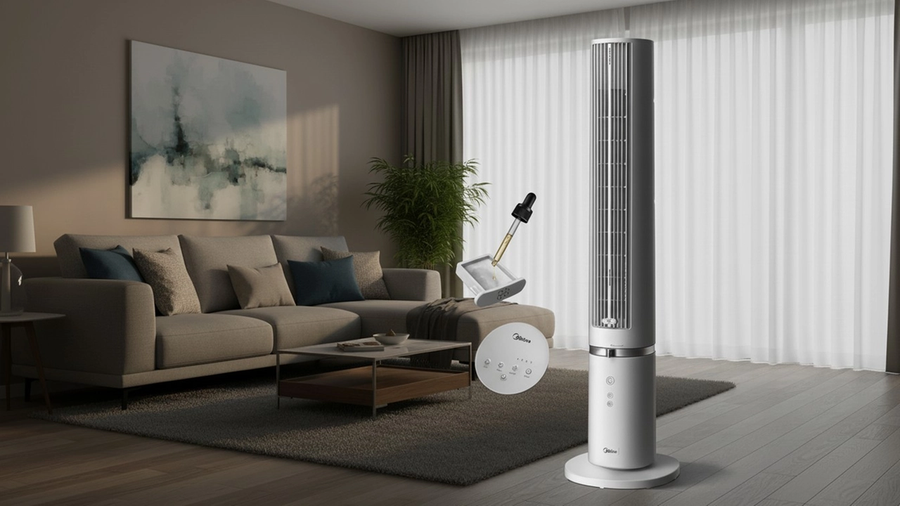 Ventilatore a torre Midea MTF25FRG Ventilatore a torre Midea MTF25FRG