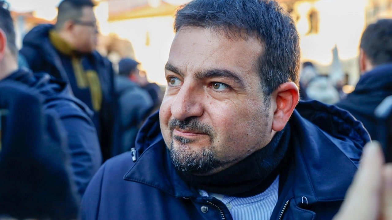 Il segretario generale della Filt Cgil, Claudio Gani ieri alla manifestazione Il segretario generale della Filt Cgil, Claudio Gani ieri alla manifestazione
