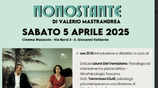 “Nonostante”, evento speciale al Masaccio d’Essai